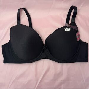 Sofra Women's Full Cup Underwire Bra Black 42D NWT Seamless Cotton Blend